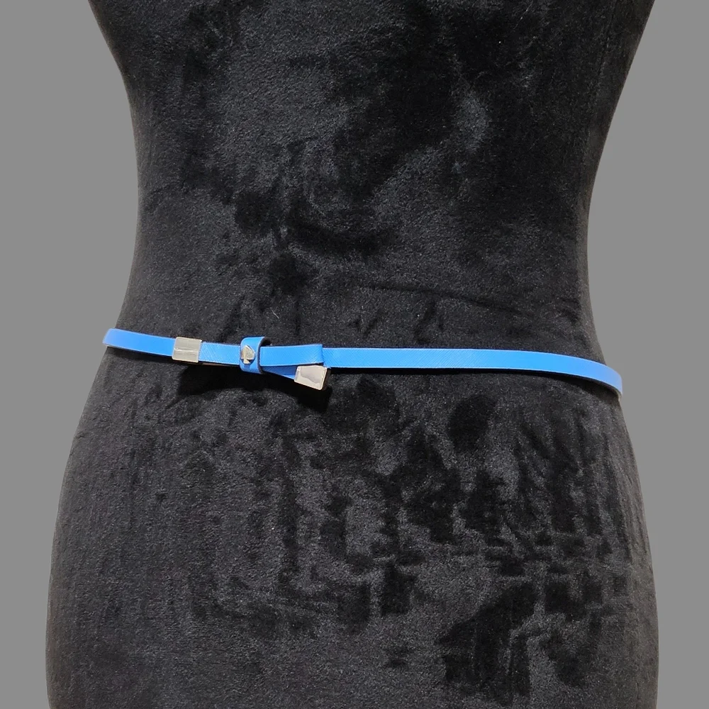 Kate Spade New York Belt Riverside Shoestring Bow Leather Vacation Minimalist